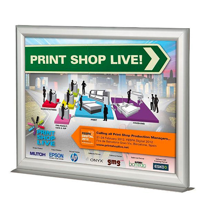 Double Sided Counter Top Advertisement Frame Menu Holder