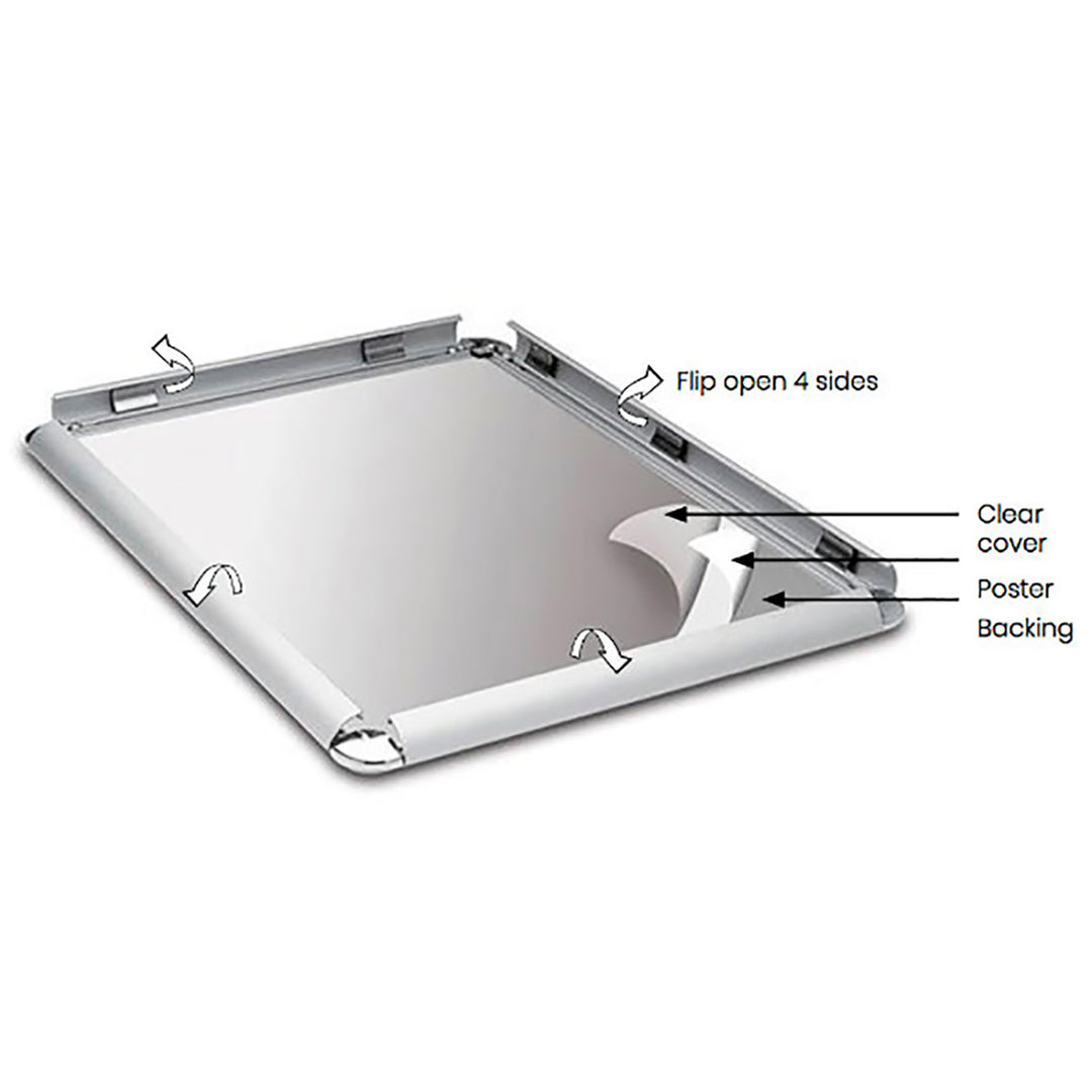 24" x 36" Lockable Snap Poster Frame