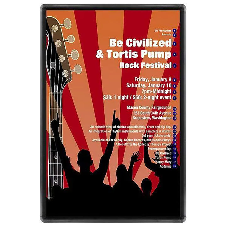 30" x 40" Snap Poster Frame