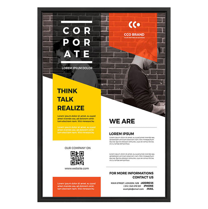 Slide In Poster Frame – Single Sided