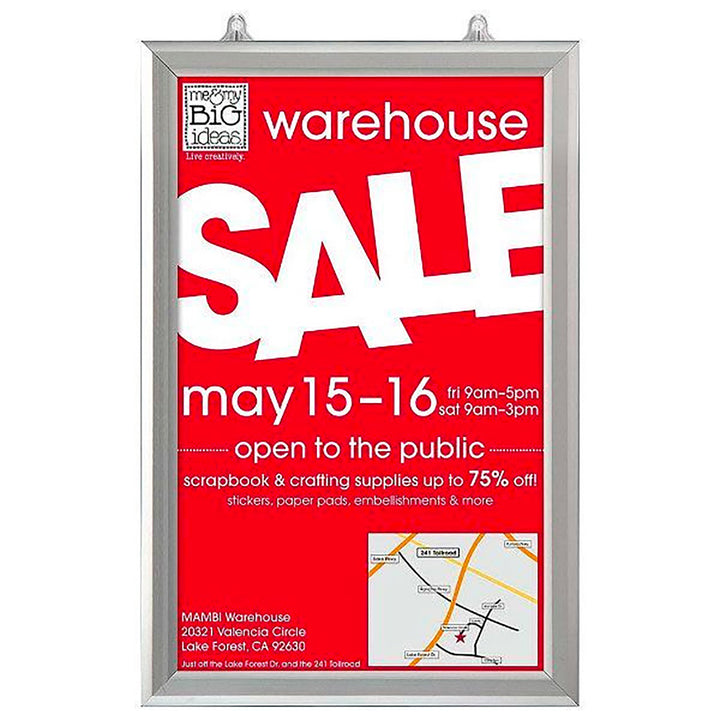 Slide In Poster Frame – Double Sided