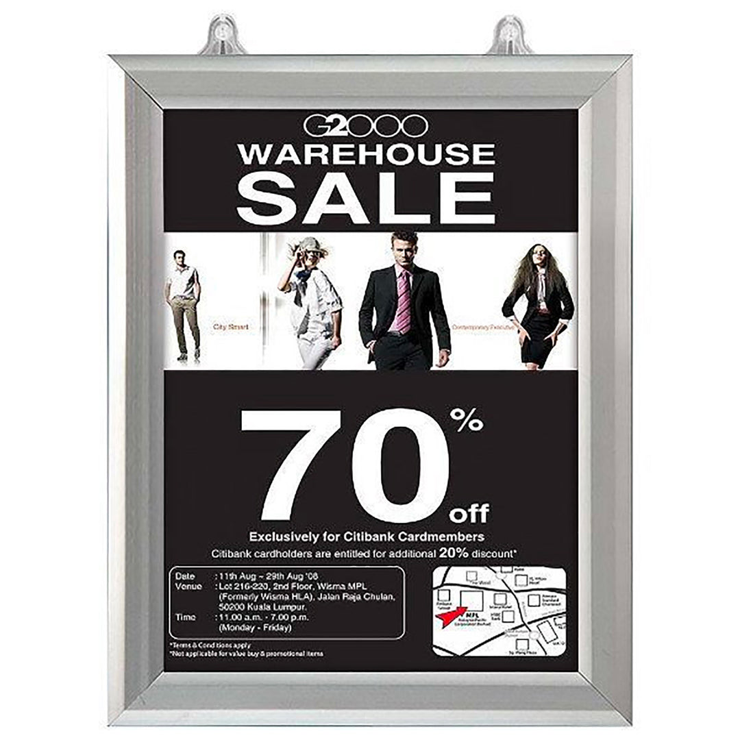 Slide In Poster Frame – Double Sided