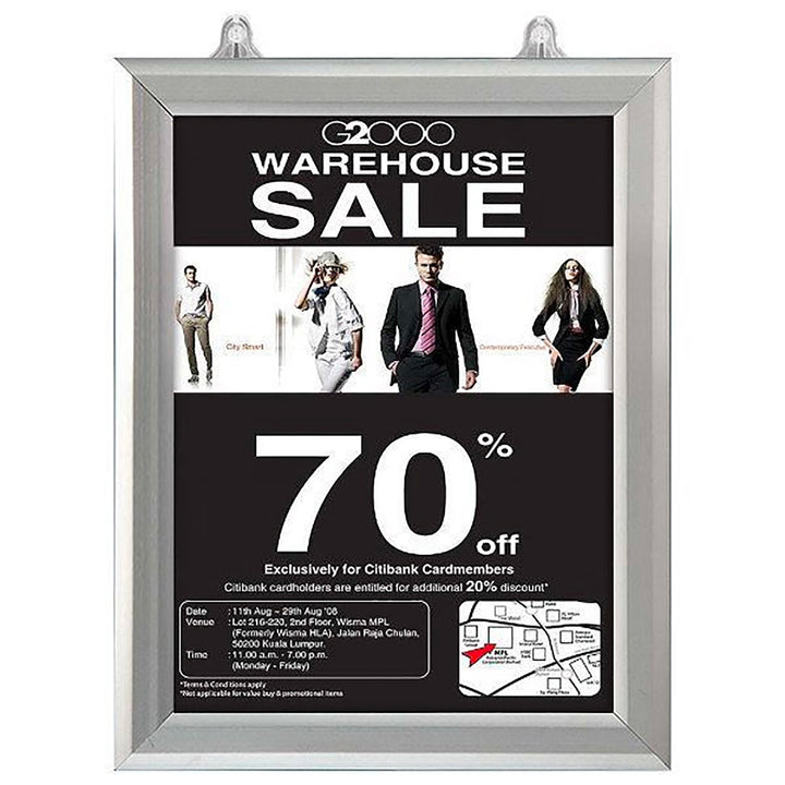 Slide In Poster Frame – Double Sided