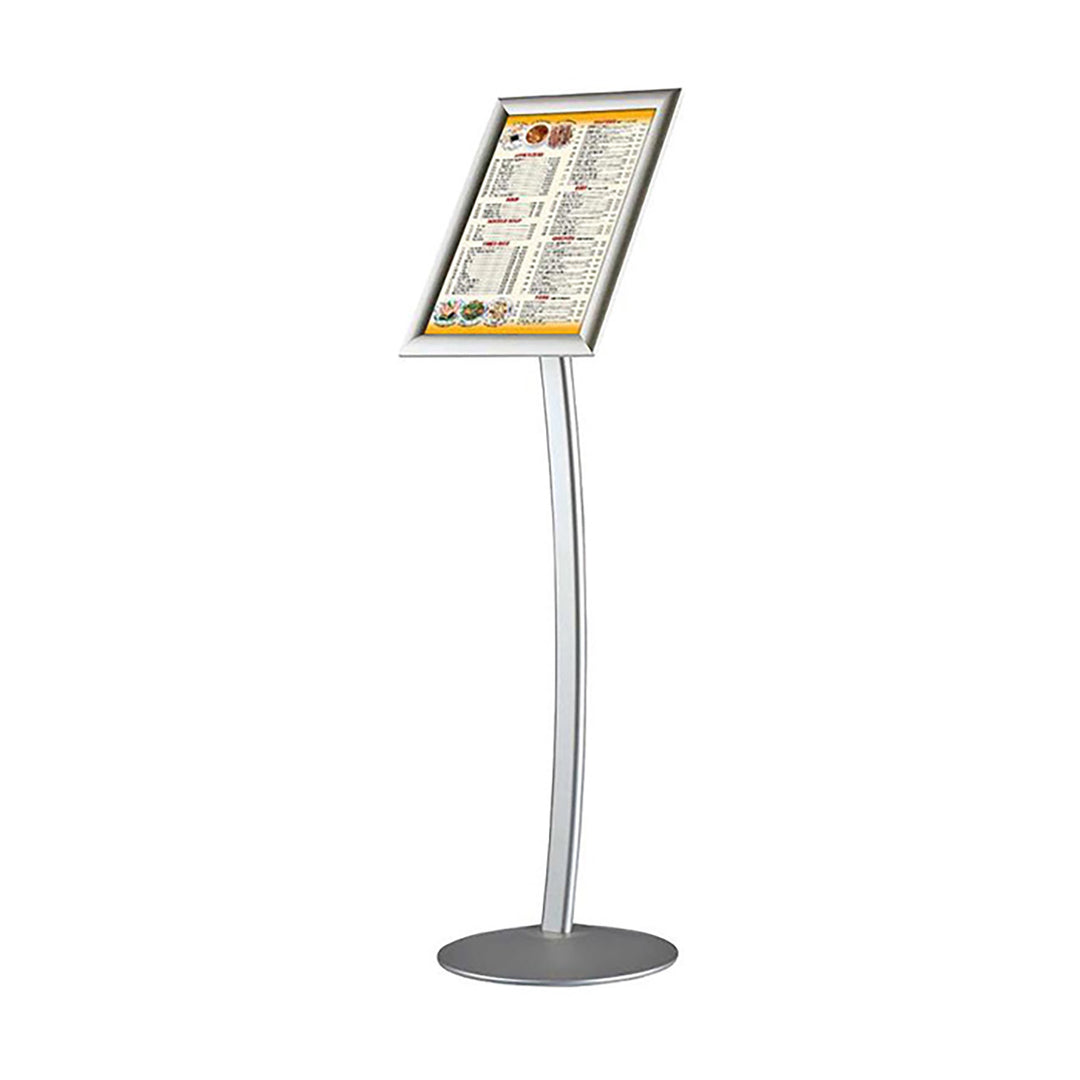 Curved Sign Holder - Portrait & Landscape Orientation