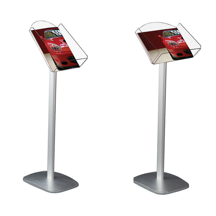 Decorative Brochure Stand 8.5" x 11" Paper Area