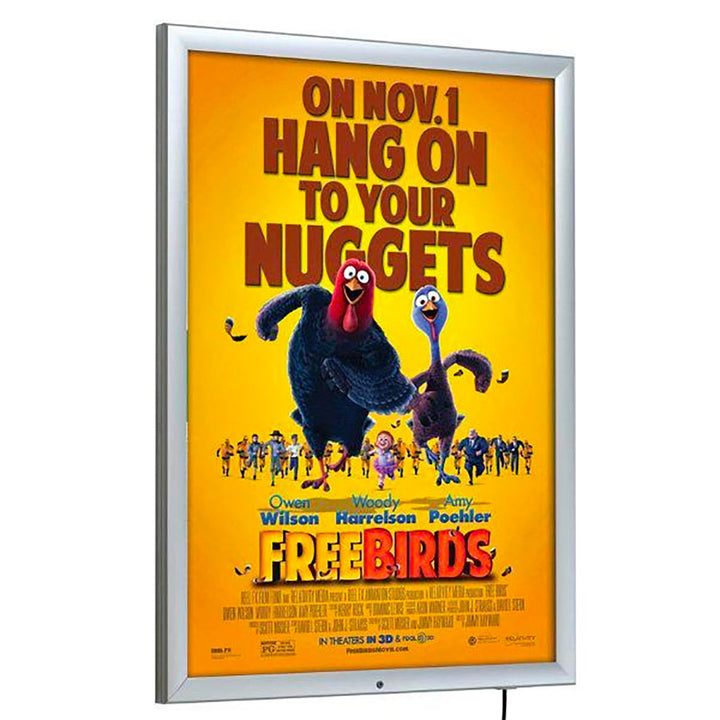 Weatherproof 24" x 36" Lockable Smart LED Light Box 1.38″ Profile