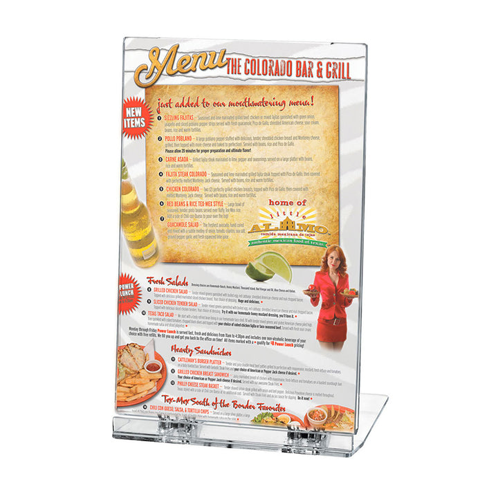 Acrylic Foldable Brochure & Leaflet Holder