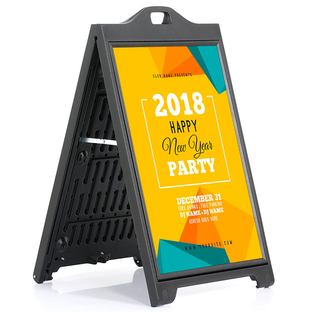 24″w x 36″h SignPro Sidewalk Sign – Without Lens