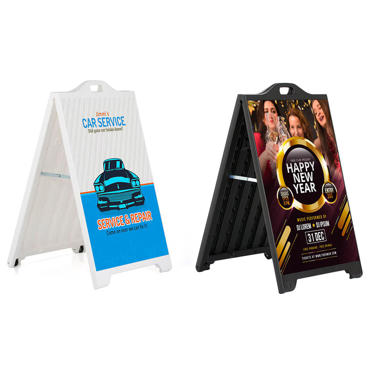 24″w x 36″h SignPro Sidewalk Sign Board For Posters - No Frame