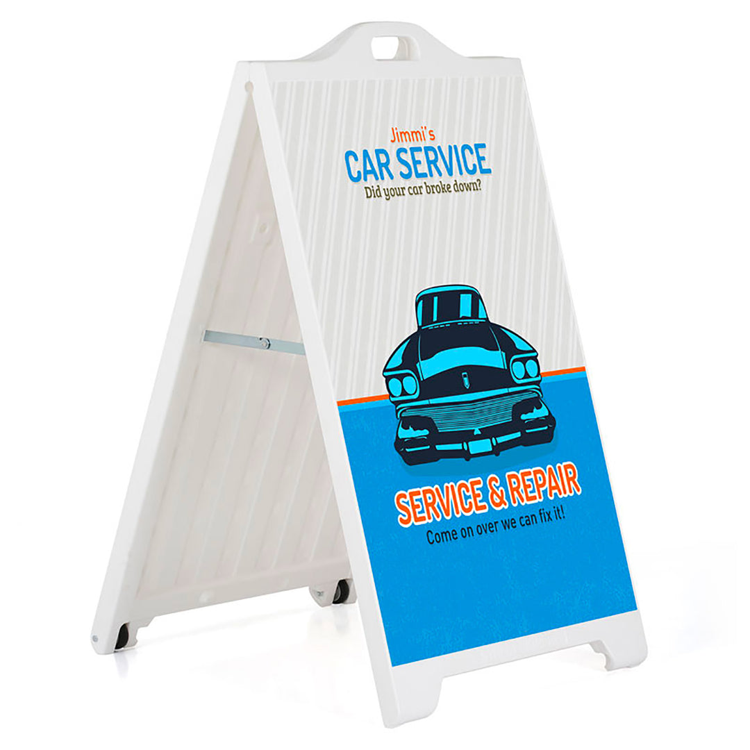 24″w x 36″h SignPro Sidewalk Sign Board For Posters - No Frame