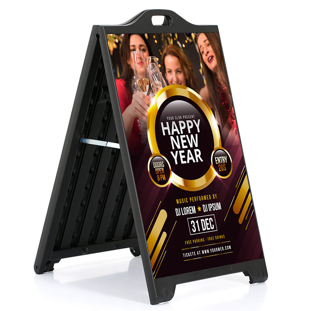 24″w x 36″h SignPro Sidewalk Sign Board For Posters - No Frame