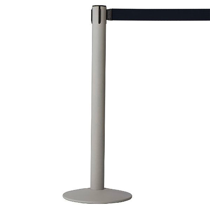 Grey Stanchion 118″ with Retractable Belt