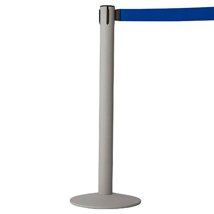 Grey Stanchion 118″ with Retractable Belt