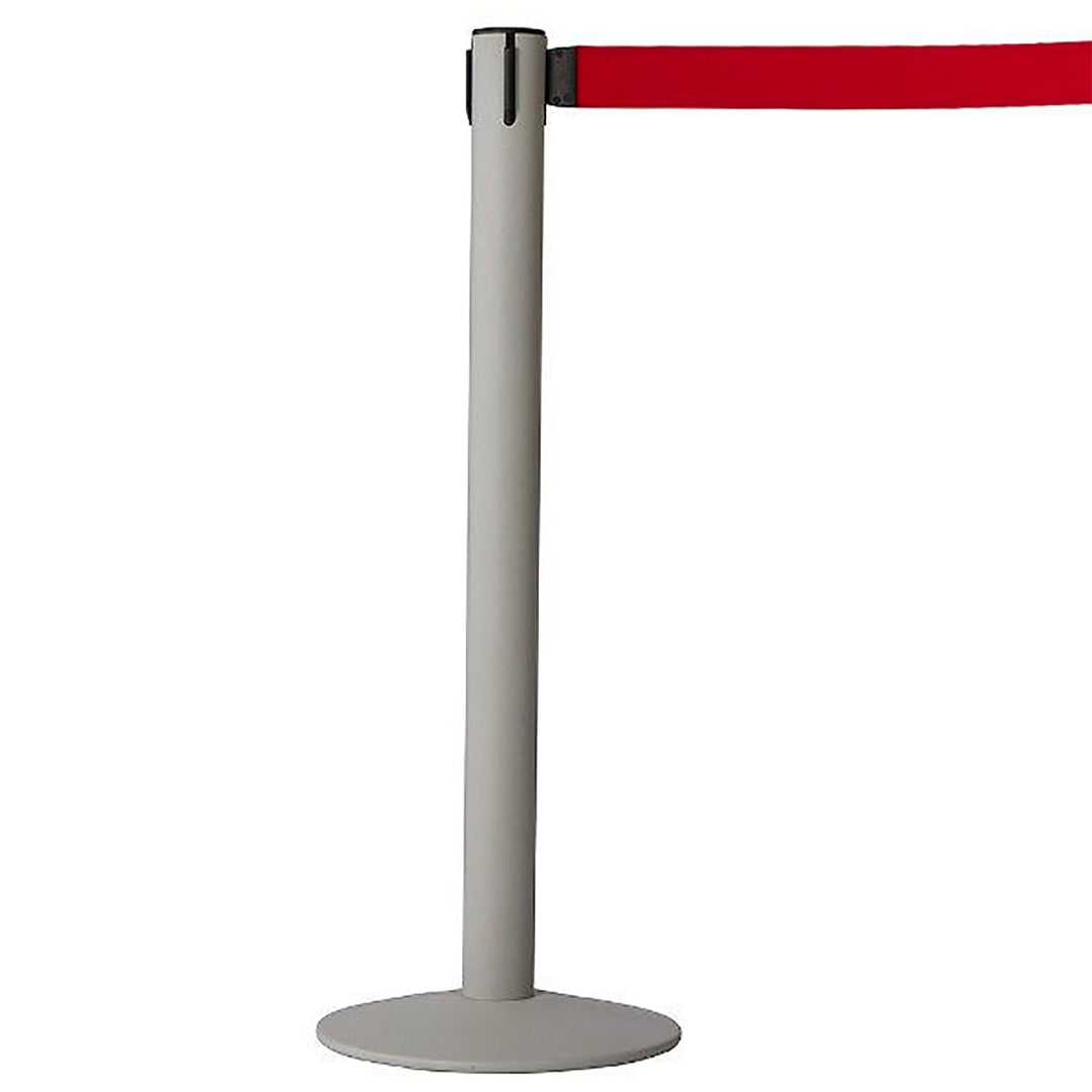 Grey Stanchion 118″ with Retractable Belt