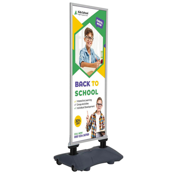 WindPro Double-Sided Outdoor Pavement Sidewalk Sign 22"×60"