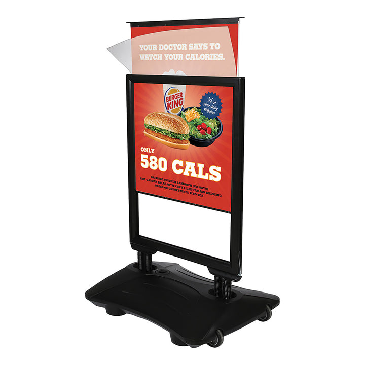 Slide-In WindPro 22"W x 28"H Outdoor Waterbase Sign Stand