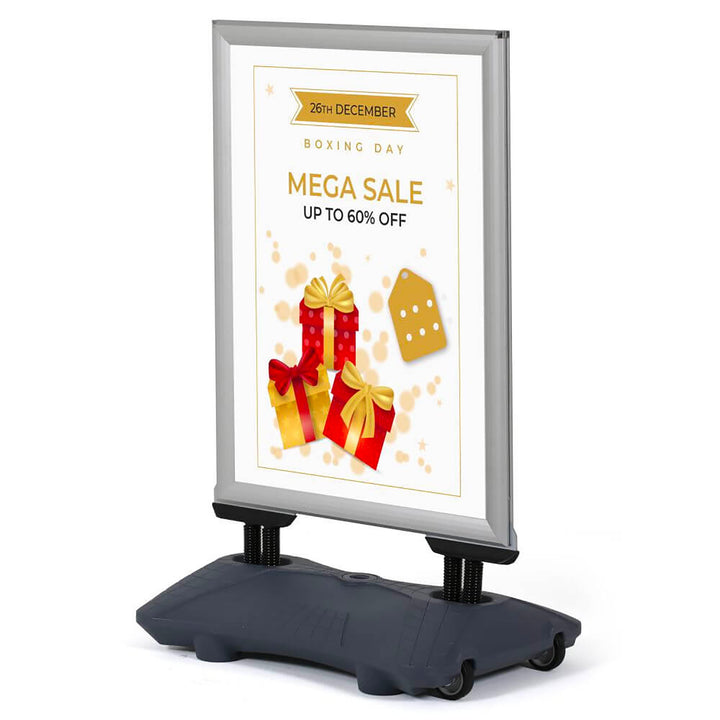 Weather Wind Resistant Outdoor Pavement Sidewalk Sign Holder