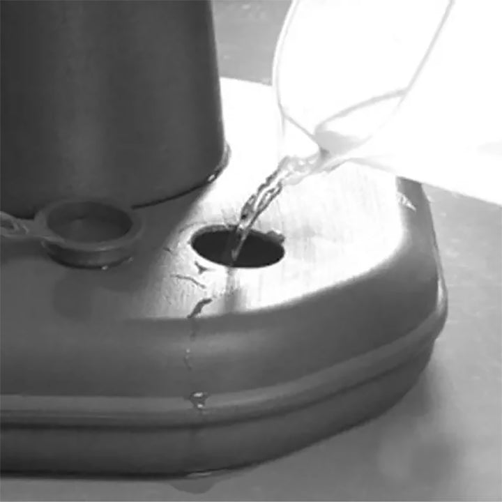 Pyramid Sidewalk Sign Gray Pyramid Waterbase 13.23″w x 15.24″h