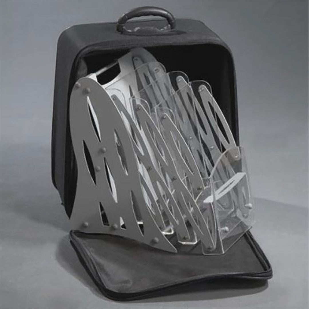 Portable Zig-Zag Rack Bag - Black