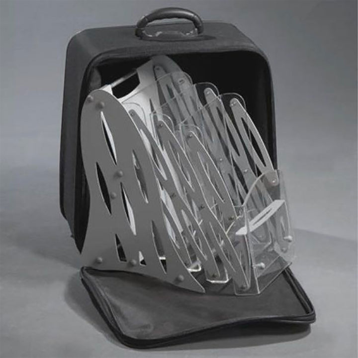 Portable Zig-Zag Rack Bag - Black