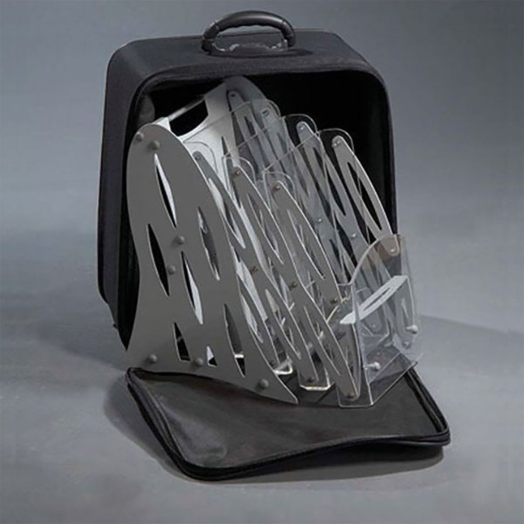 Zig-Zag Rack Acrylic Stand without Bag 3×8.5×11 Shelf & 1 Header