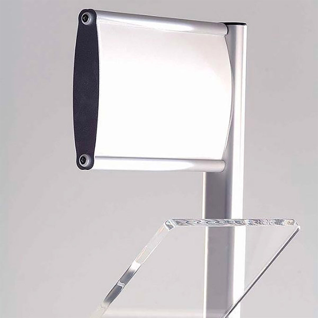 Zig-Zag Lite 6 x (8.5″w x 11″h) Single Pole Stand With Header