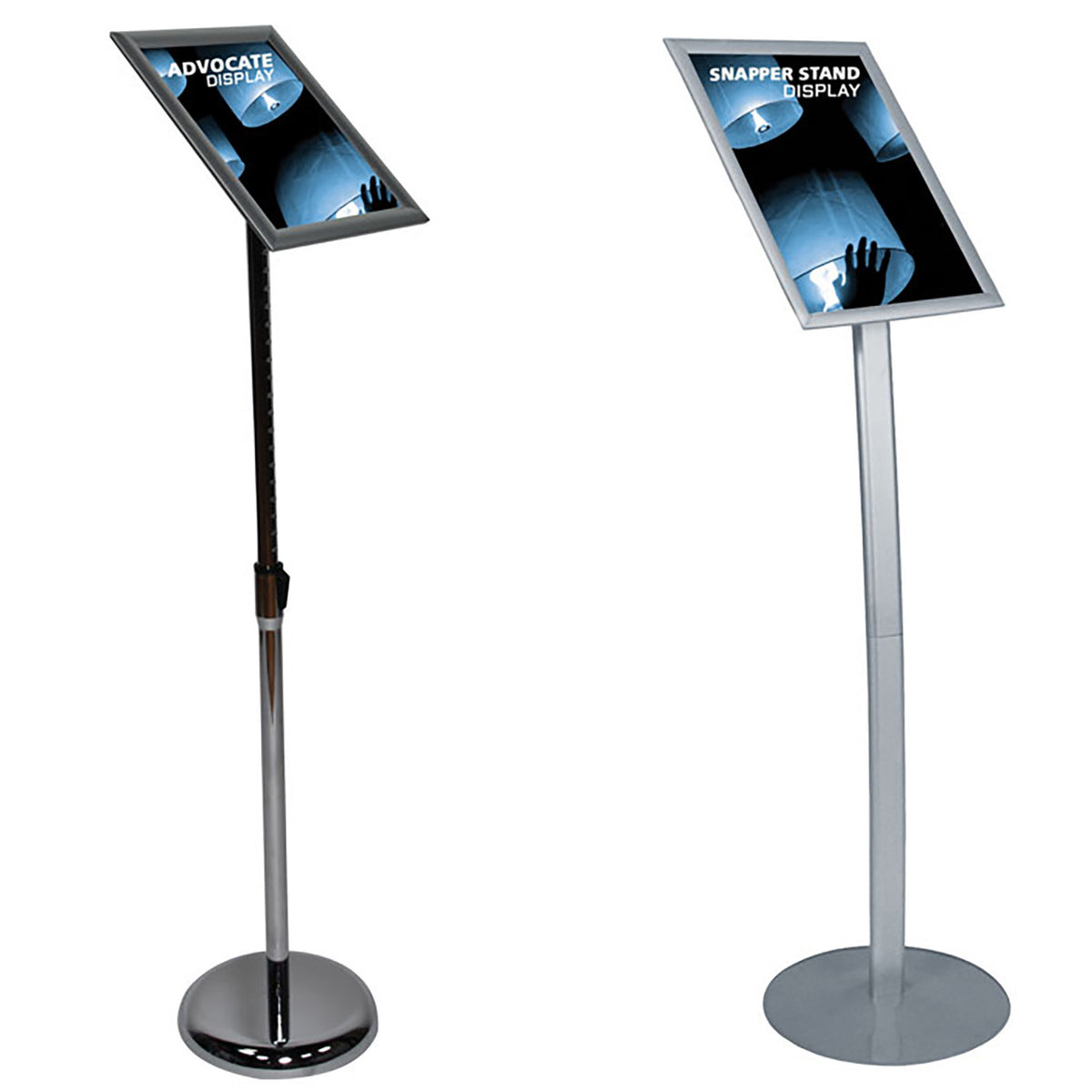 Adjustable Height Aluminum Sign Holder – Allen Display