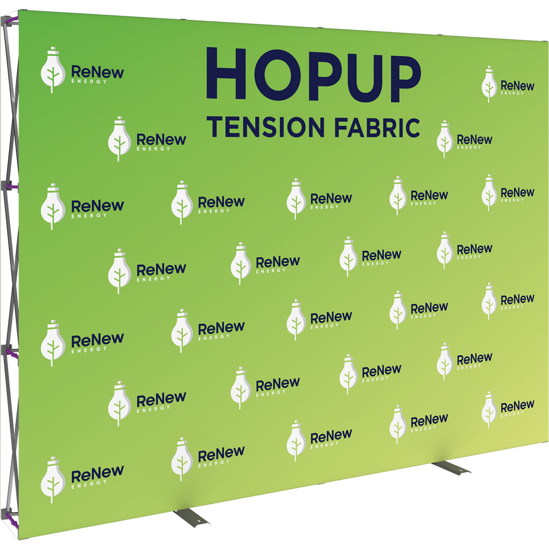 Hopup 10ft Straight Full Height Tension Fabric Display