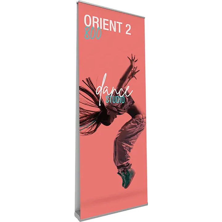 31.5"W ORIENT 2 Banner Stand Double-Sided