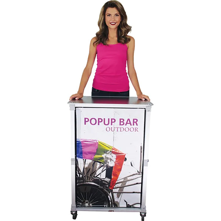 Portable Popup Bar Mini - Grey