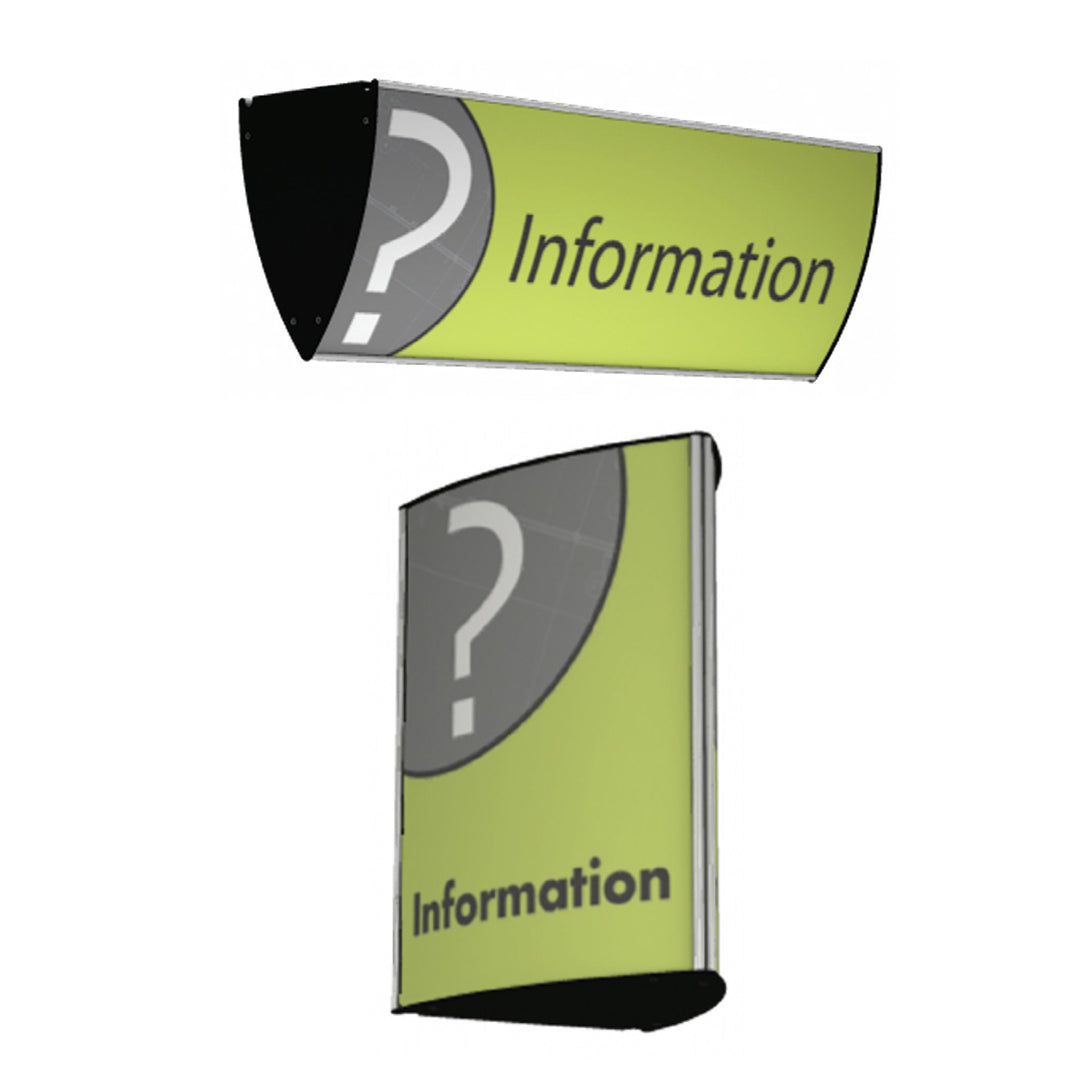 Rotographics Display Triangular Triangular Projecting Sign Frame – Allen Display