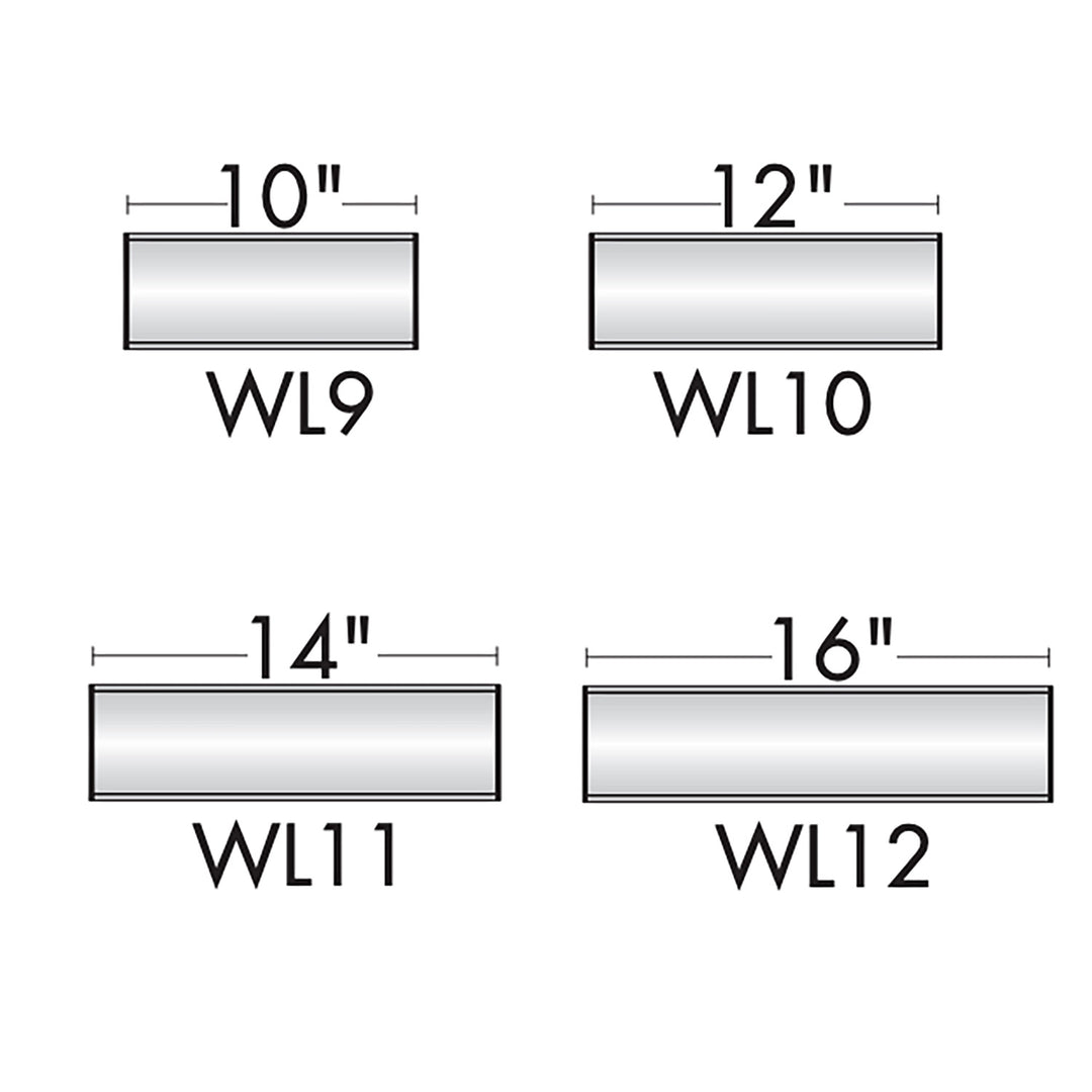 Wall Mount Sign Holder Frame - Curved Top to Bottom  - 3.75"H