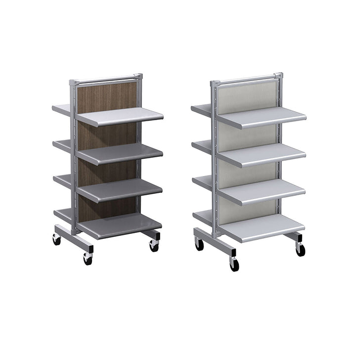 Classic Style Low 2-Way Display Fixture w/Shelves