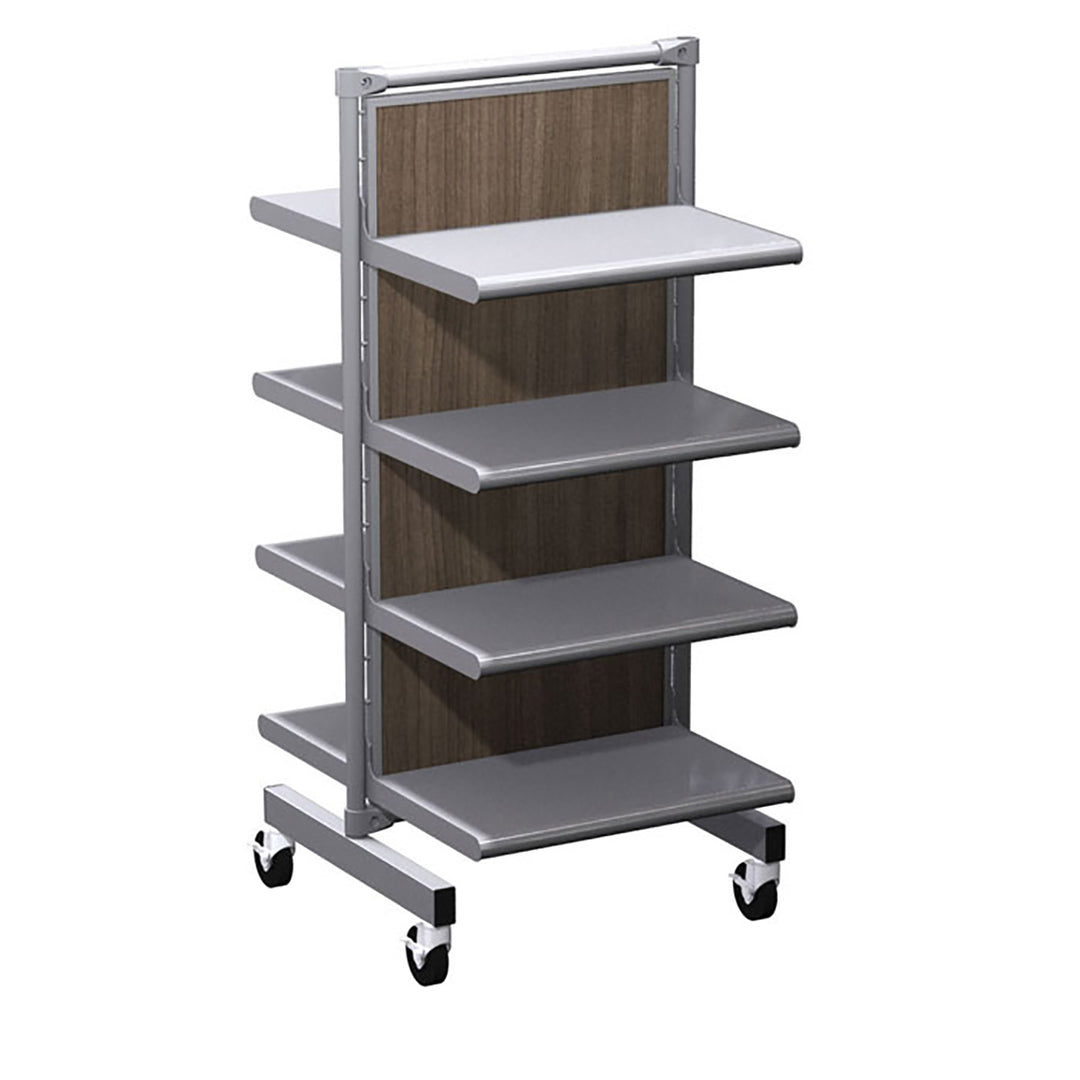 Classic Style Low 2-Way Display Fixture w/Shelves