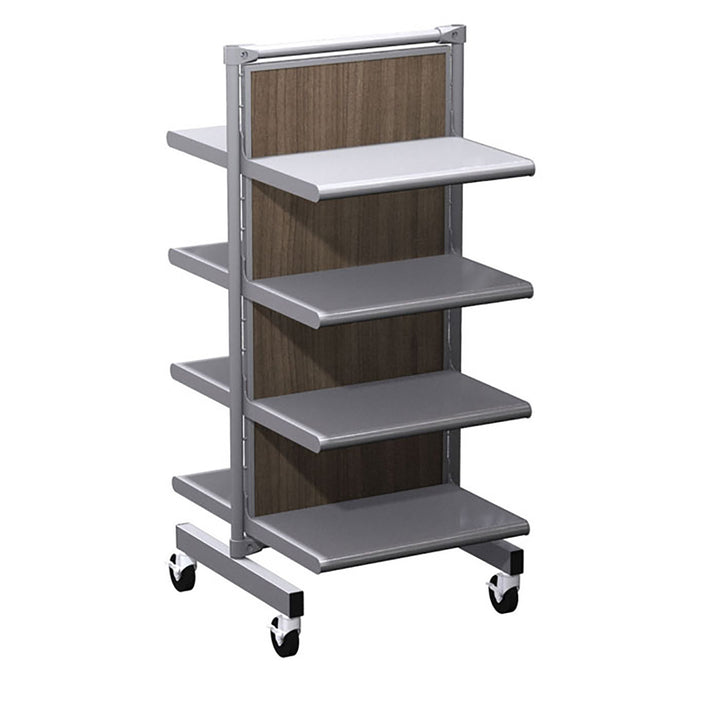 Classic Style Low 2-Way Display Fixture w/Shelves