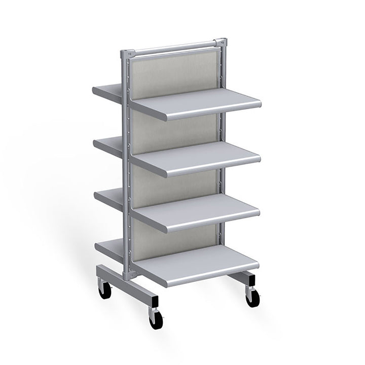 Classic Style Low 2-Way Display Fixture w/Shelves