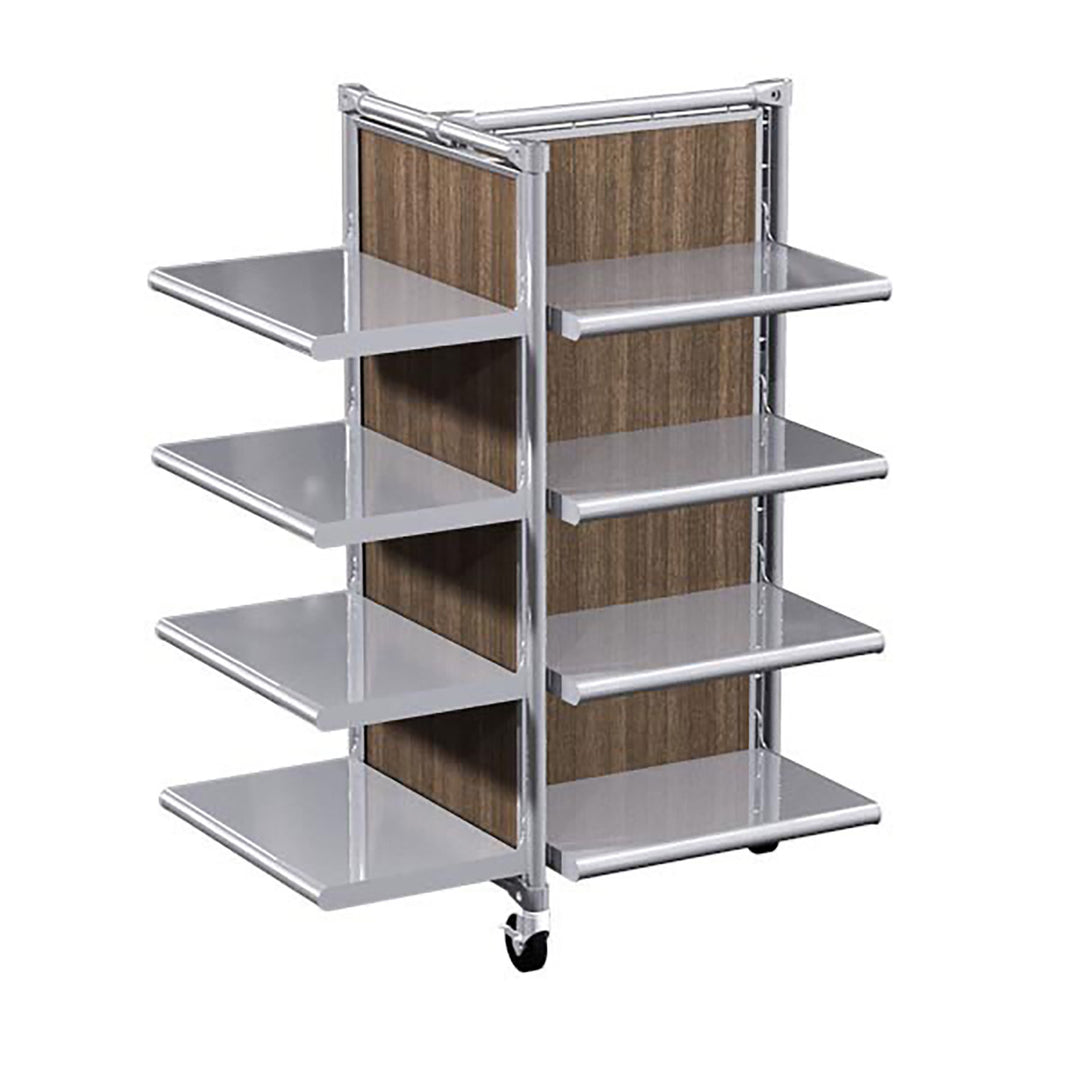 Classic Style Low 3-Way Display Fixture w/Shelves