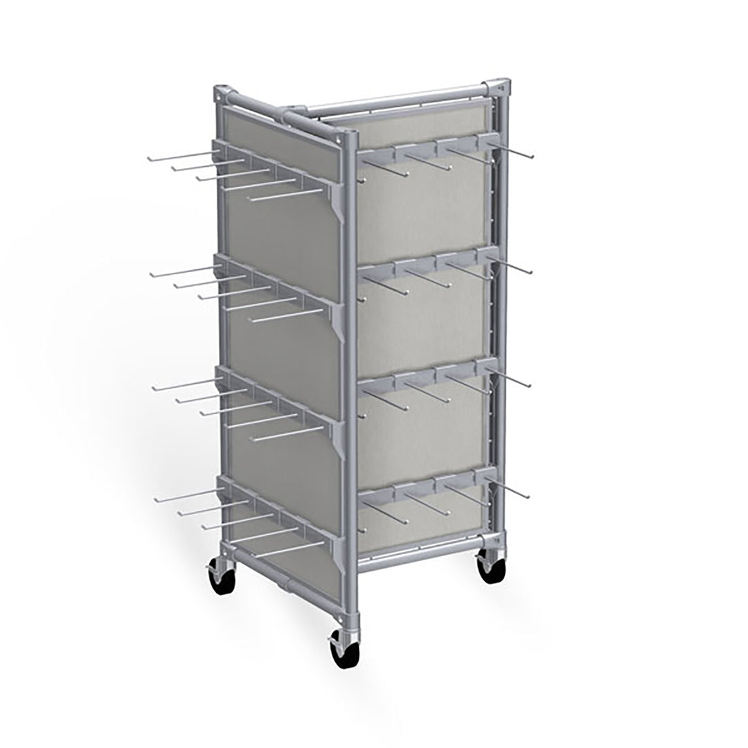 Classic Style Low 3-Way Display Fixture w/Hooks