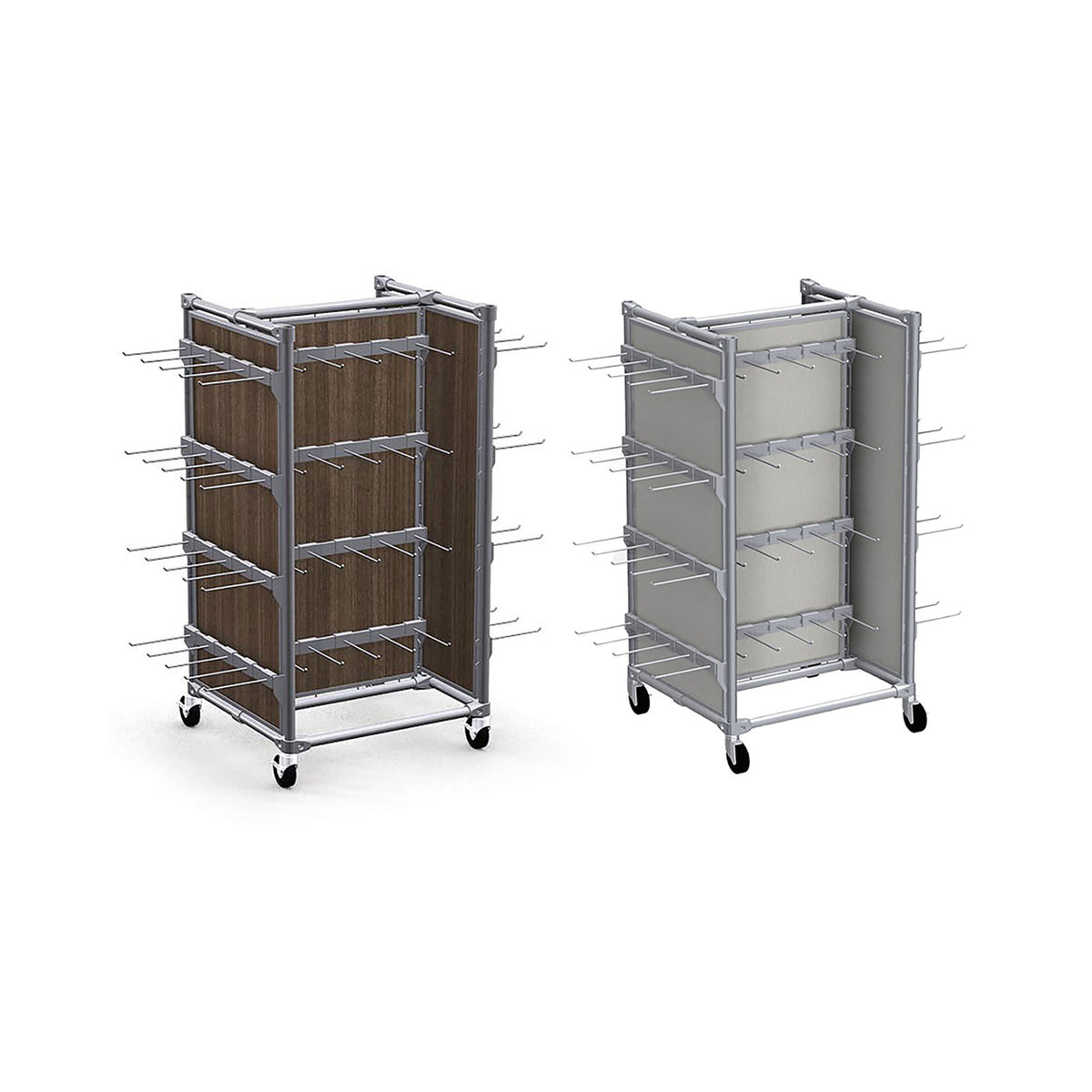 Classic Style Low Gondola Display Fixture w/Hooks – Allen Display