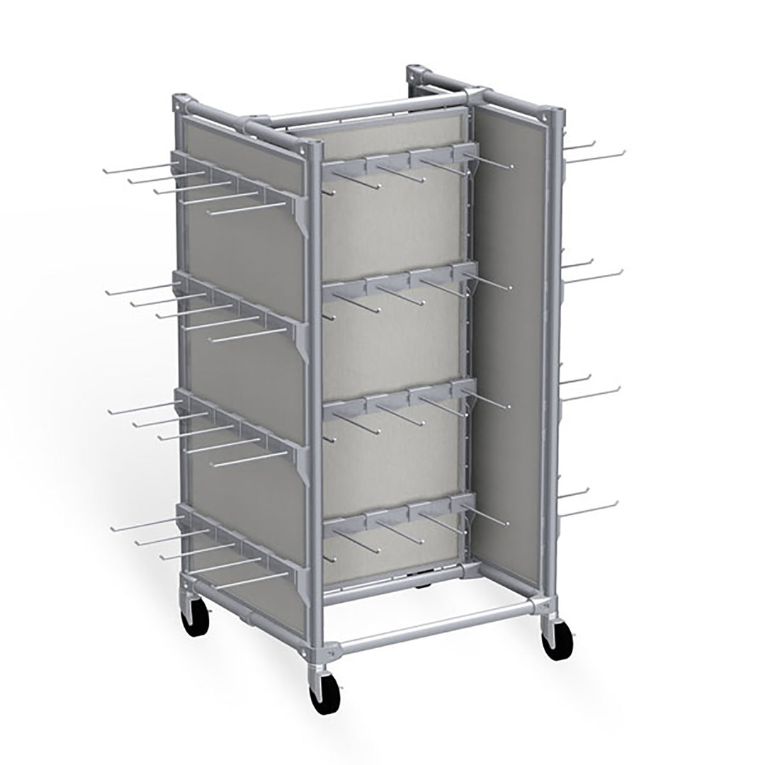 Classic Style Low Gondola Display Fixture w/Hooks