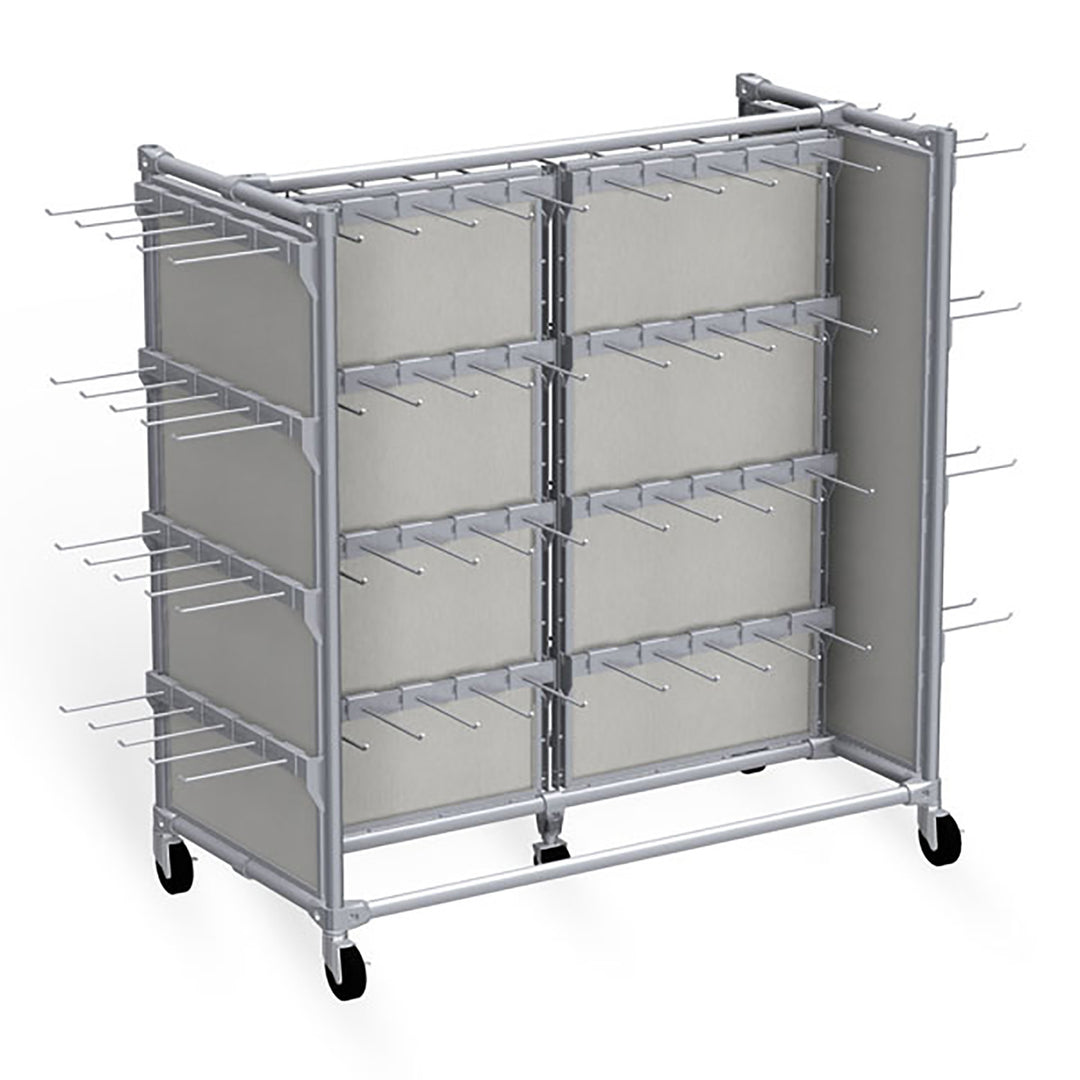 Classic Style Low 2-Mod Gondola Display Fixture w/Hooks