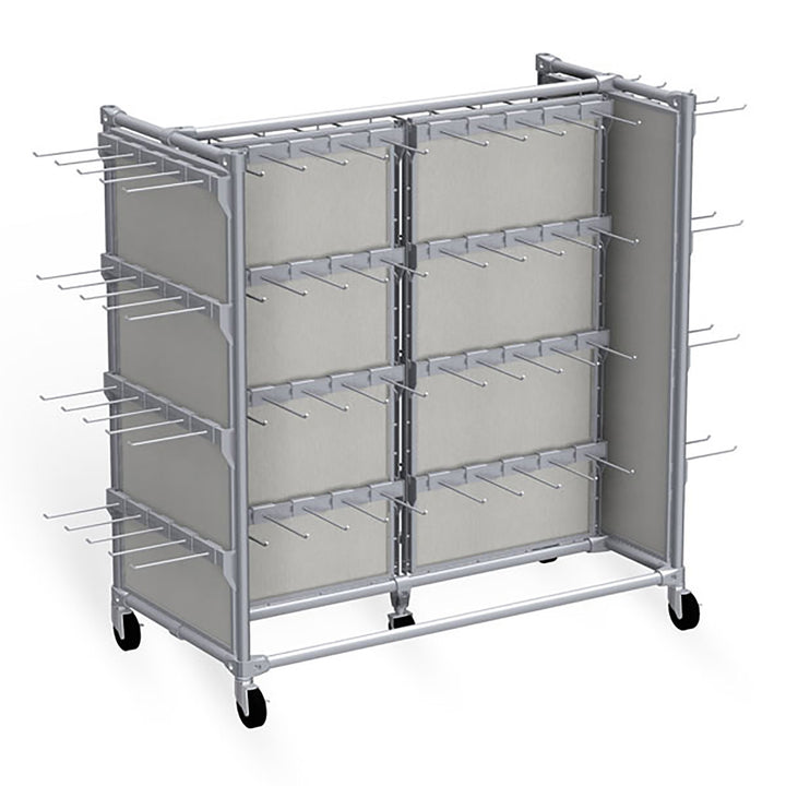 Classic Style Low 2-Mod Gondola Display Fixture w/Hooks