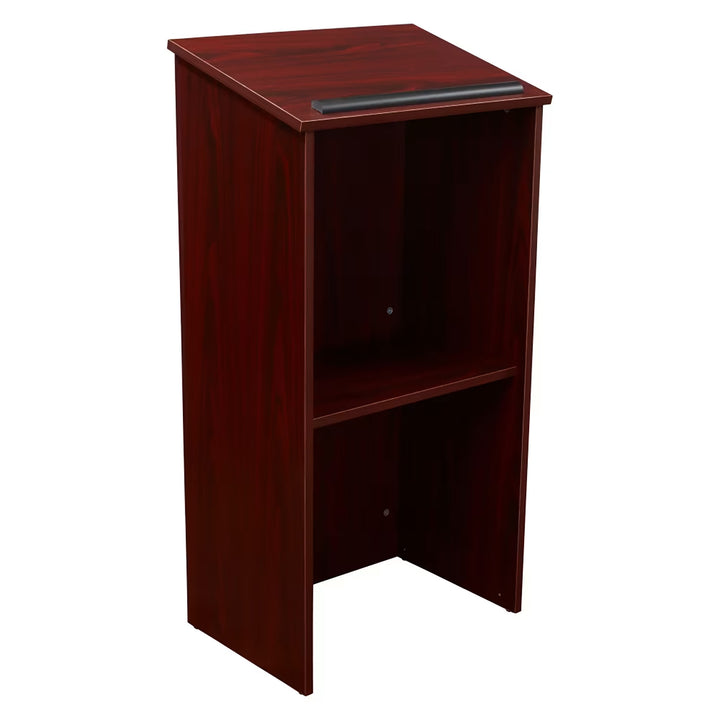 Full Floor Lectern, Mahogany