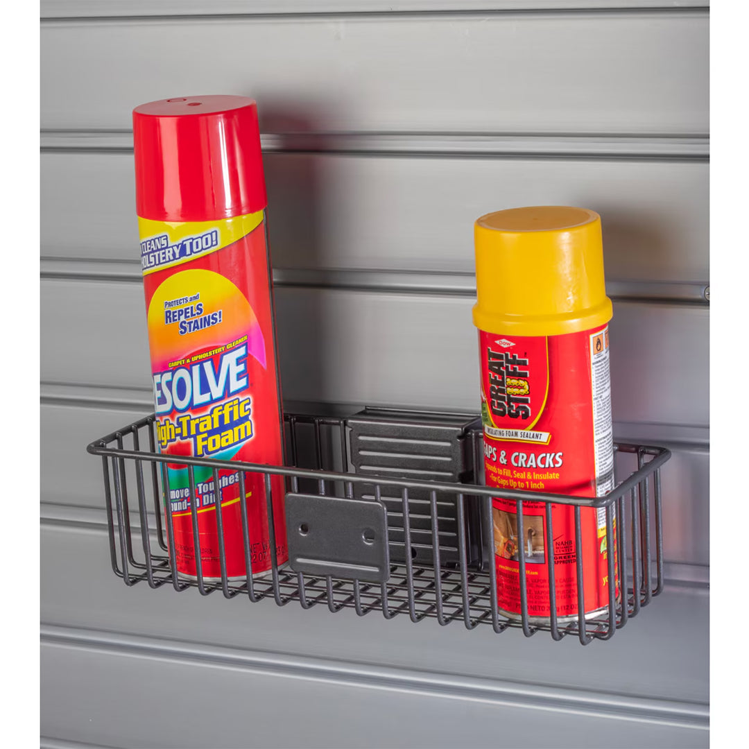 3" x 12" Basket - HandiWall - Black