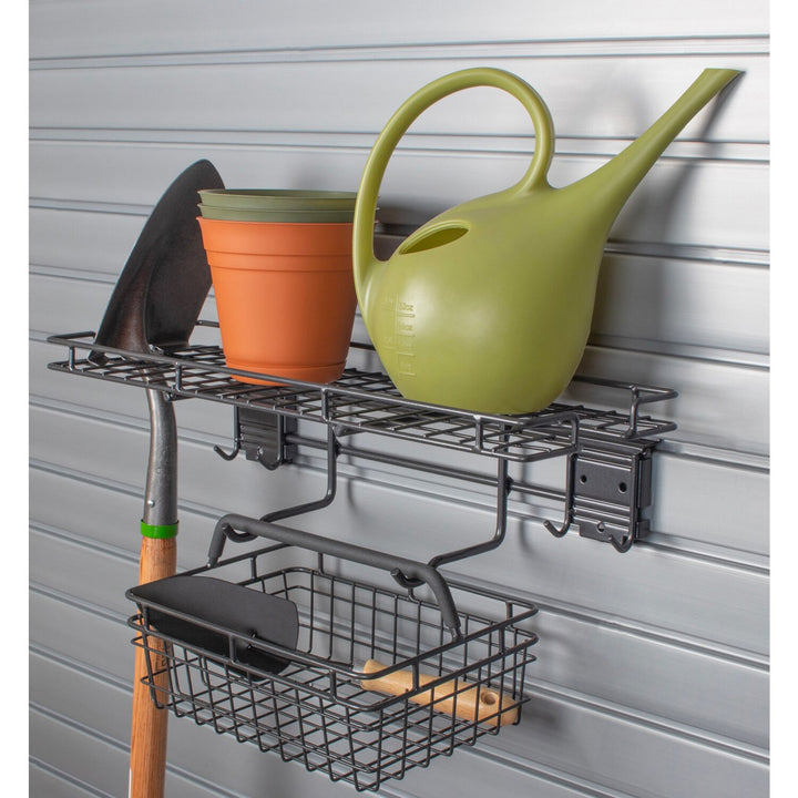 23" Garden Center & Basket - HandiWall- Graphite