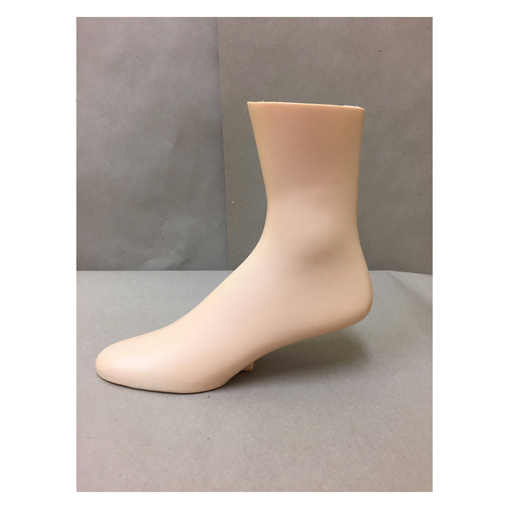 Low Calf 10"H Men's Hosiery Display Form - Fleshtone