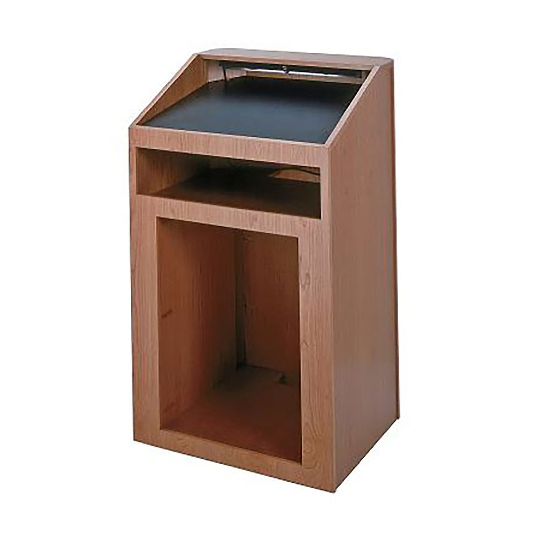 Radius Corner Wood Veneer Lectern