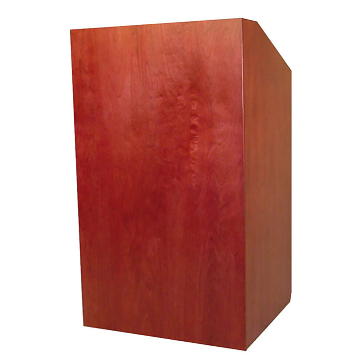 Rectilinear Wood Veneer Lectern