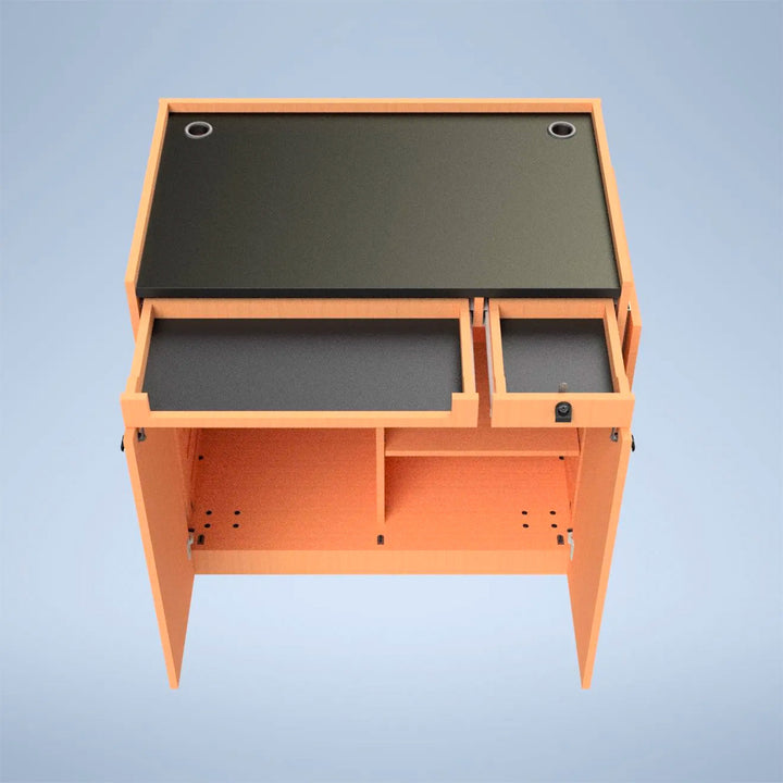 Multimedia Red Oak Lectern