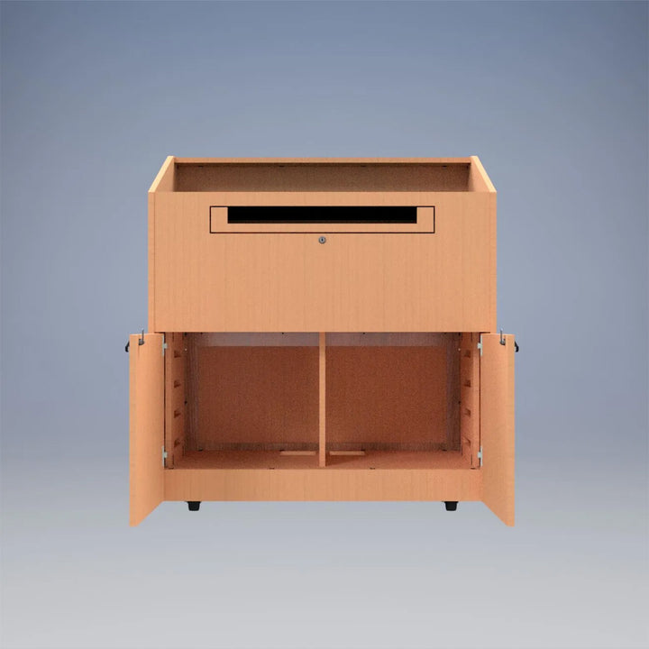 Multimedia Red Oak Lectern